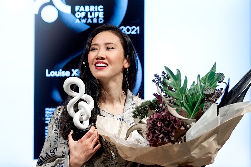 Louise with her award
